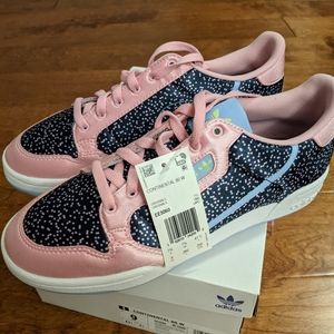 Womens Adidas continental 80 pink
